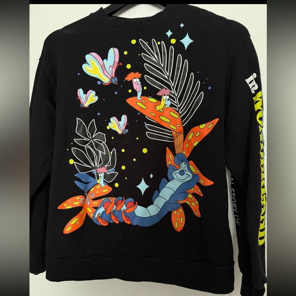 Alice in Wonderland Crewneck
Disney parks
Bright colors!